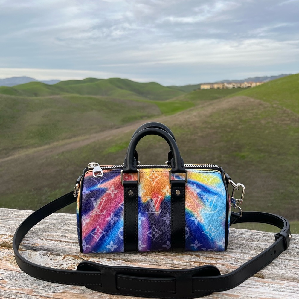 🥰Host Pick🤩🎉🎀 Louis Vuitton Monogram Sunset XS KEEPALL Speedy Nano Mini - Picture 3 of 15